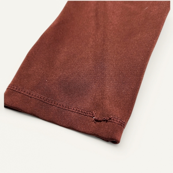 Ebb & Flow Women's Rust Red High Waisted Athletic Leggings Size Small - Picture 2 of 6